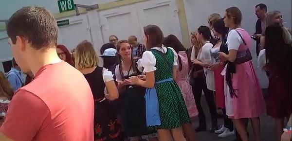  Oktoberfest Toilet Line